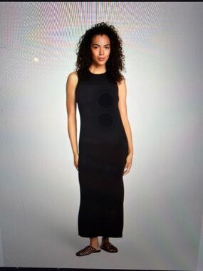 SPANX black Air Essentials Maxi Dress NWT size M